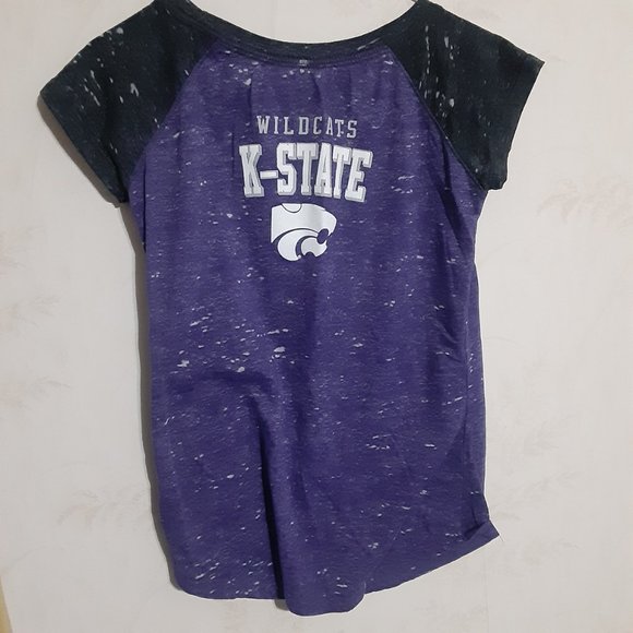 Pressbox by Royce Apparel Women's Kansas State Wildcats T Shirt - Picture 2 of 3